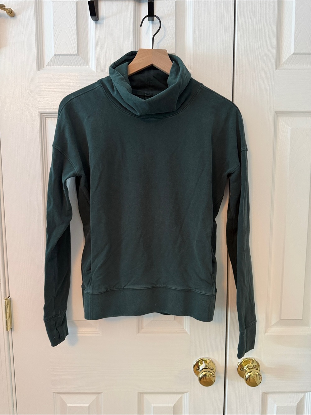 lululemon athletica Deep Green Turtleneck Sweatshirt